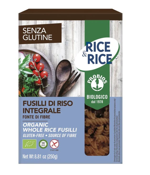Organic Brown Rice Spiral Gluten Free