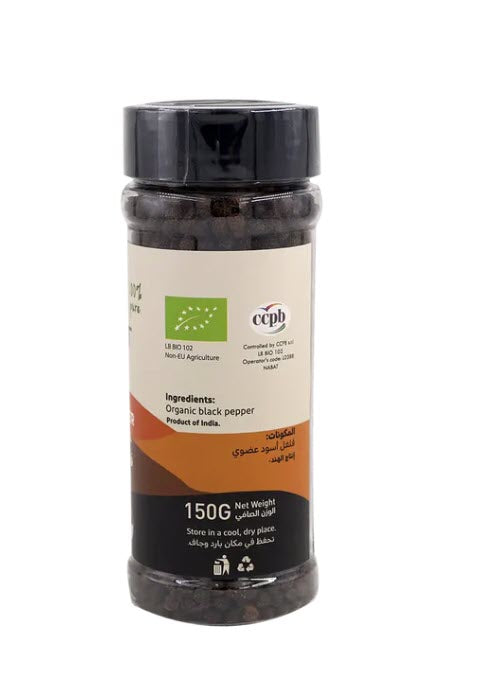 Organic Black Pepper Whole - Grinder Refill
