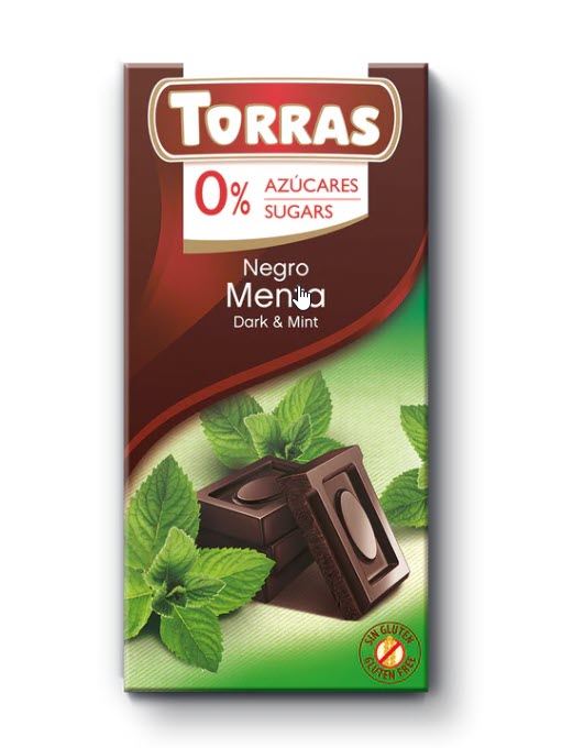 Sugar Free Dark Chocolate with Mint