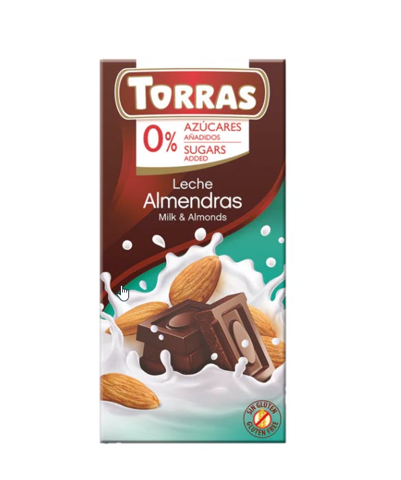 Sugar Free Milk Chocolate with Almonds