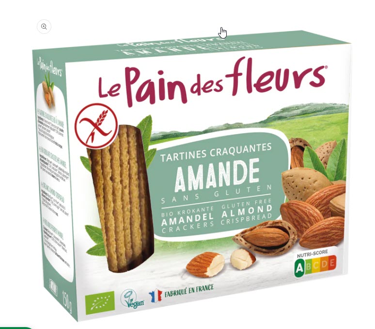 Organic Gluten Free Almond Crispbread