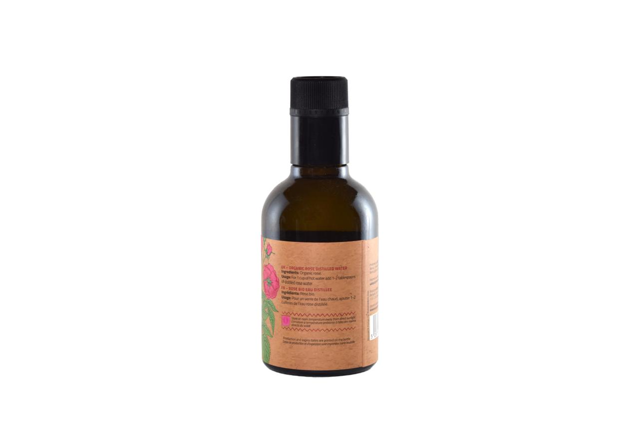 Organic Distilled Rose Water Bottle 250ml