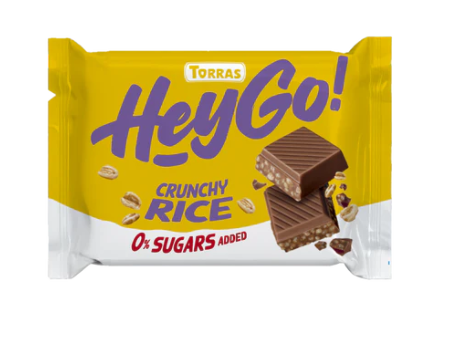 Hey Go Sugar Free Milk Chocolate with Crisped Rice