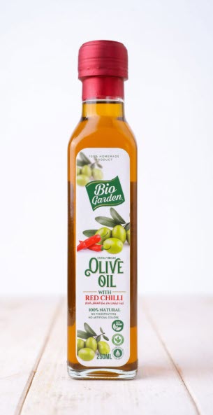 olive oil with red chili