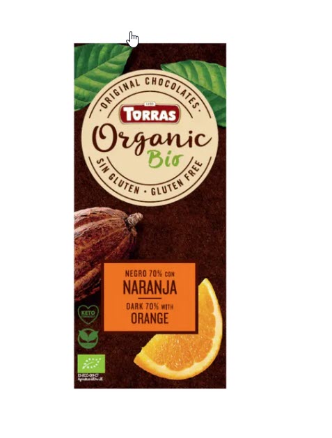 Organic 70% Dark Chocolate with Orange