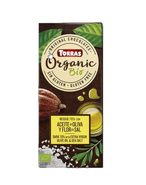 Organic 70% Dark Chocolate with Sea Salt and Olive Oil