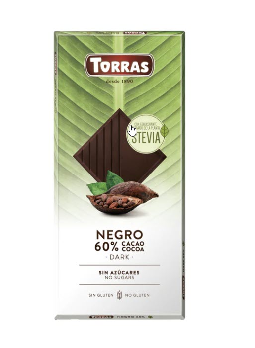 Stevia S/F Dark Chocolate