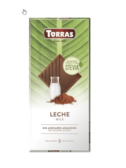 Stevia S/F Milk Chocolate