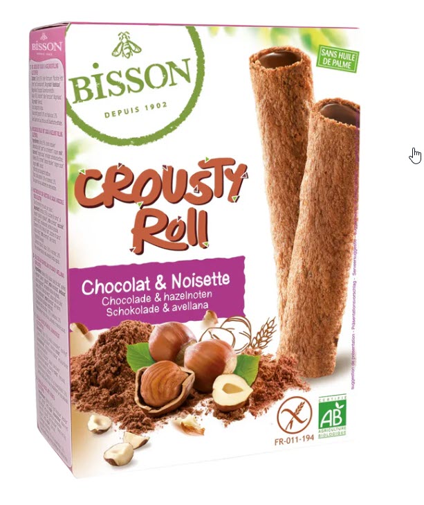 Organic Crousty Roll Chocolate & Hazelnut GF