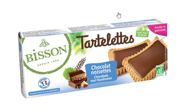 Organic Hazelnut Chocolate Tartlet