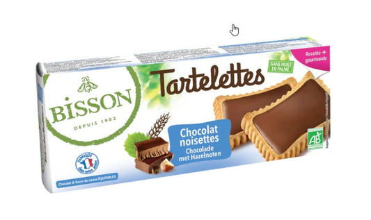 Organic Hazelnut Chocolate Tartlet