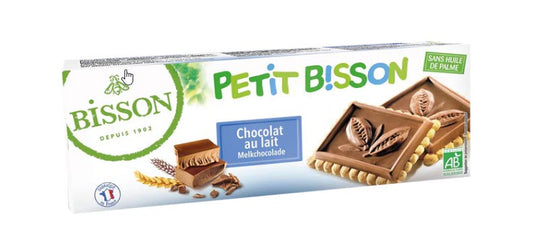 Organic Petit Bisson Chocolate Topped Biscuits