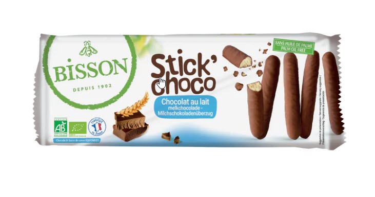Organic Stick Choco Milk Chocolate