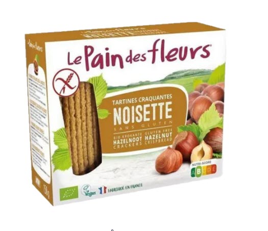 Organic Gluten Free Hazelnut Crispbread