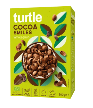 Organic Cocoa Smiles product packaging