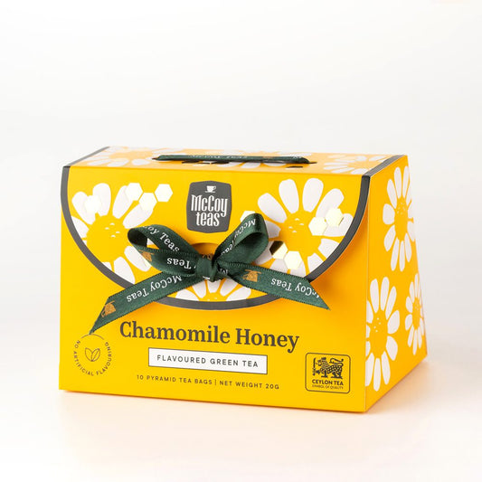 Chamomile Honey McCoy Tea product packaging