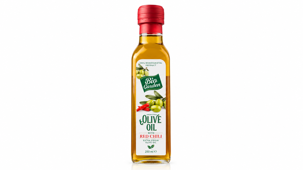 olive oil with red chili