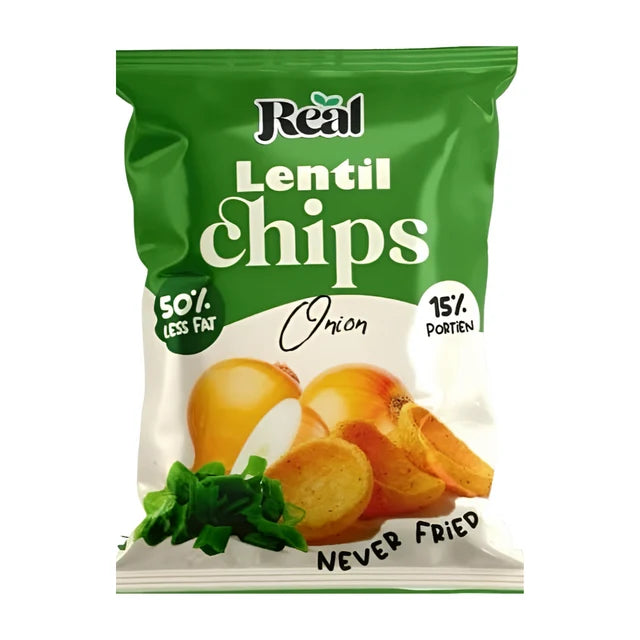 Real Nutrition Baked Lentil Chips Onion