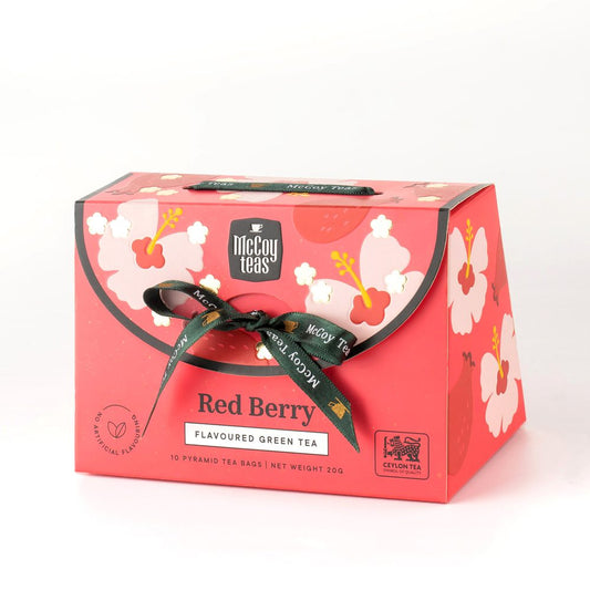 Red Berry McCoy Tea product packaging