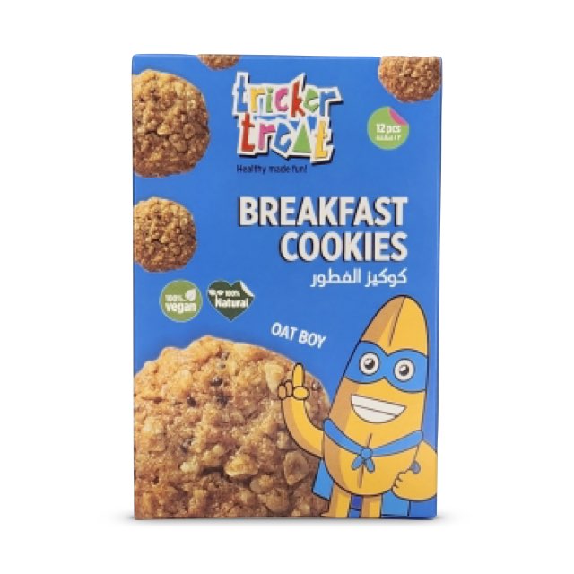Tricker Treat Breakfast Oat Cookies