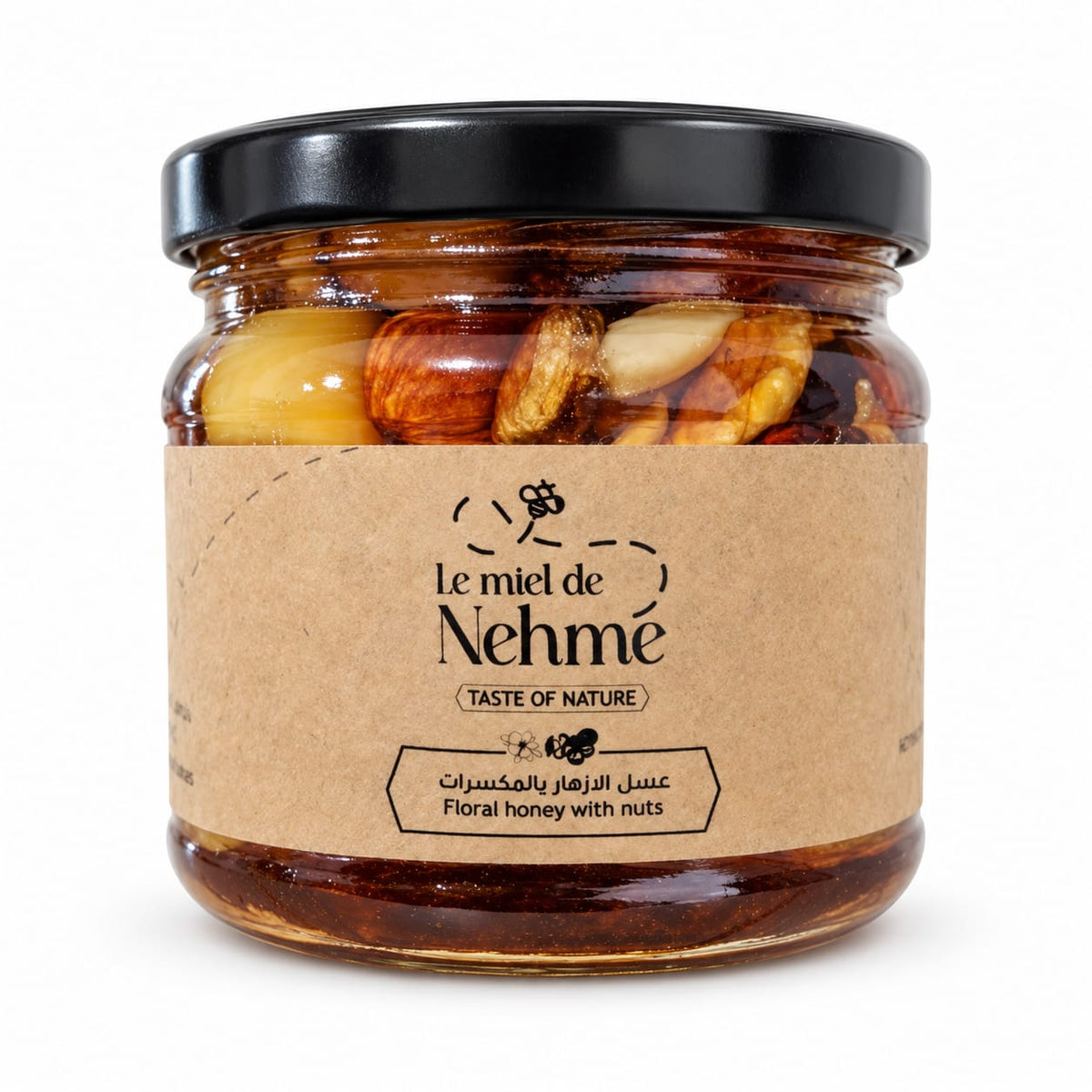 Floral Honey with Nuts – 350g
