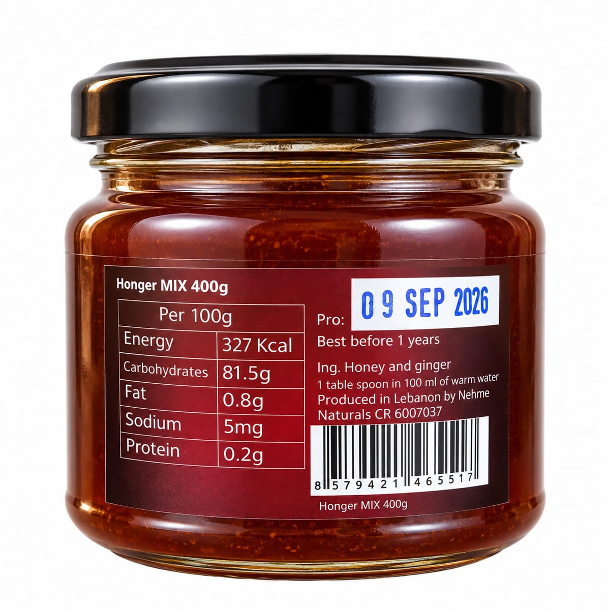 Honey and Ginger Mix – 400g