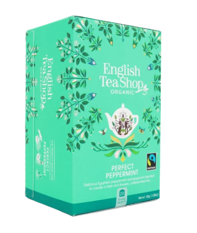 Organic Perfect Peppermint Tea product packaging