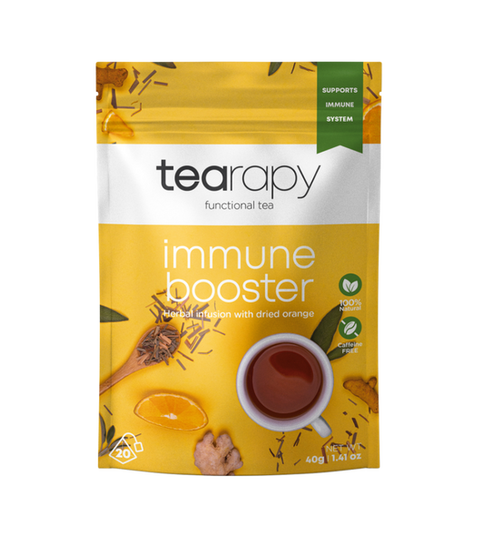 Immune Booster tea product packaging