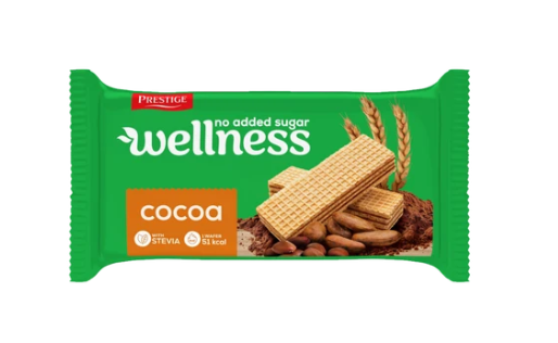 Wellness Stevia Wafer - Cocoa product packaging