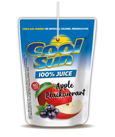 Apple Blackcurrant 100% Juice - No added Sugar