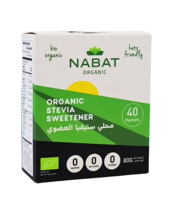 Organic Stevia 40 Packets product packaging